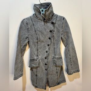 Patrizia Pepe Denim Jacket Y2K Vintage Sz 42 (S/6)